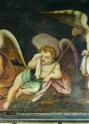 Crying Cherub (detail)