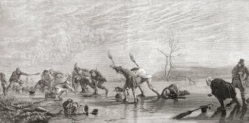 Curling in the 19th Century, from 