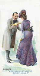 Customary Greeting in France