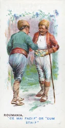 Customary Greeting in Roumania