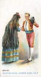 Customary Greeting in Spain