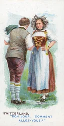 Customary Greeting in Switzerland