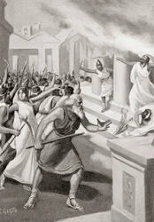 Cylon of Croton Leading a Revolt Against the Pythagoreans, c.509 BC, from Hutchinson