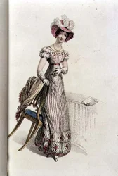 Day Dress, Fashion Plate from Ackermann
