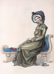 Day dress, fashion plate from Ackermann