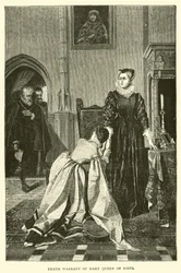 Death Warrant of Mary Queen of Scots