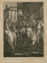 Departure of the Canterbury Pilgrims