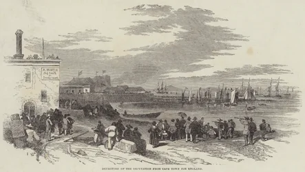 Departure of the Deputation from Cape Town for England