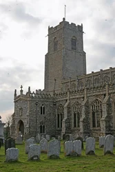 View of the church from the south