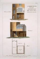 Design for A Green House, executed for G. Farrant, 1806