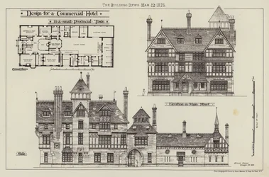 Design for a Commercial Hotel, in a small Provincial Town