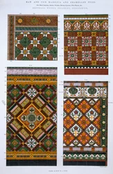 Designs for Majolica and Enamelled Tiles for Maw & Co., Benthall Works, Brosley, Shropshire