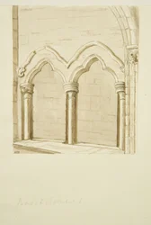 (detail) Architecture in Entrance to City School [Queen Elizabeth