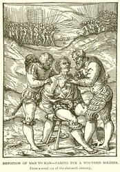Devotion of Man to Man: Caring for a Wounded Soldier