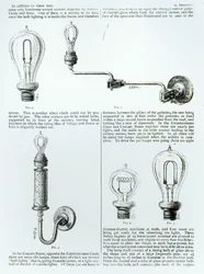 Diagrams of Lightbulbs and Their Brackets