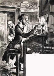 Dickensian clerk