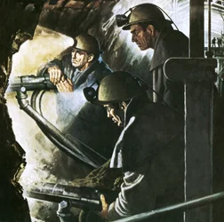 Digging a tunnel