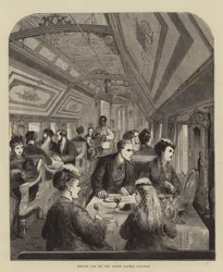 Dining Car on the Union Pacific Railway