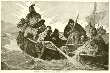 Discovery of the New World by Leif Ericsson