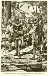 Don Bartholomew Defending His Brother Against the Mutineers