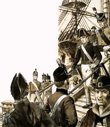 Dr James Barry disembarks at Cape Town