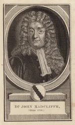 Dr John Radcliffe, Obiit 1714