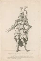 Dress of Nine Masquers at Lord Hay