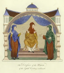 Dresses of the Anglo-Saxon Women of the 8th Century