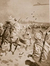 Dropping Pamphlets on the Arabs During the Italo-Turkish War (1911-12)