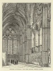 Durham Cathedral, the Nine Altars, looking north