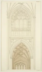 East Side of South Transept of St Mary Redcliffe