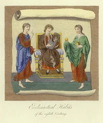 Ecclesiastical Habits of the 8th Century