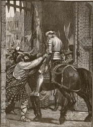 Edinburgh After Flodden, Illustration from Cassell