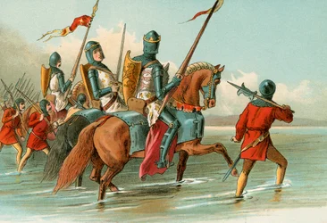 Edward, the Black Prince, Crossing the Somme