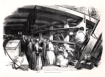 Emigrant ship, between decks