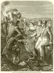 English and Spanish Troops Dividing the Spoils after a Battle