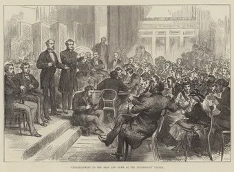 Entertainment to the Deaf and Dumb at the Freemasons