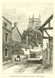 Entrance into Market Drayton, Shropshire