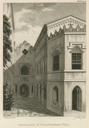 Entrance to Strawberry Hill, London