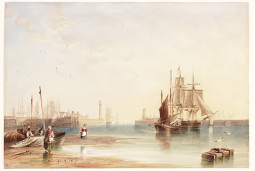 Entrance to Sunderland Harbour from North Sands