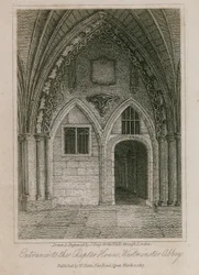 Entrance to the Chapter House, Westminster Abbey, London