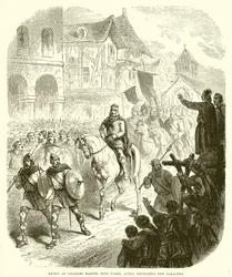 Entry of Charles Martel into Paris, After Defeating the Saracens