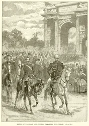Entry of Napoleon and Victor Emmanuel into Milan