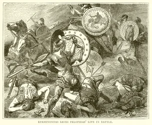 Epaminondas Saves Pelopidas