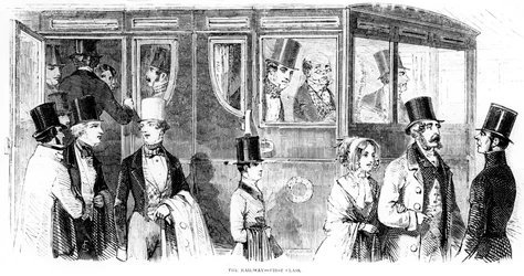 Epsom Races 1847: The Railway - First Class