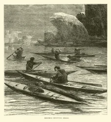 Eskimos Hunting Seals