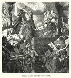 Etzel Beside Chriemhild