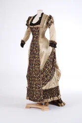 Evening dress, 1870s