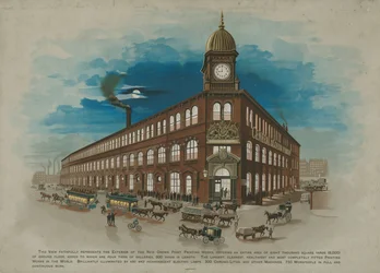 Exterior of the New Crown Point Printing Works