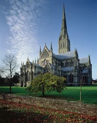 Exterior view of Salisbury Cathedral